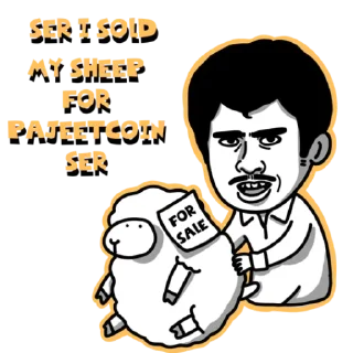 Sticker 🐑 pajeetcoin