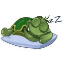 Sticker 😴 Sad Turtle Joe