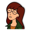 Sticker 😐 Daria and Jane