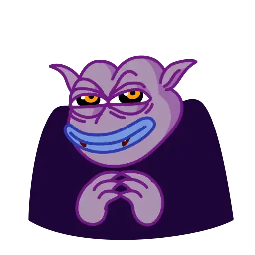 Sticker 😈 Pepe Vampire