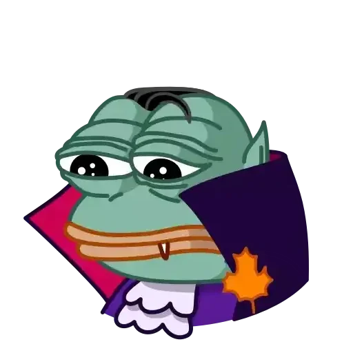 Sticker 🙁 Pepe Vampire