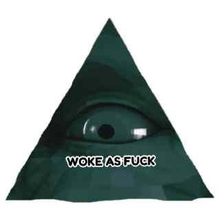 Sticker 👁 Woke As Fuck