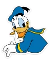 Sticker 👀 Donald Duck👉 @Stickergram