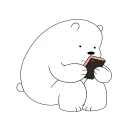 Video sticker 📱 We bare bears by @barebears