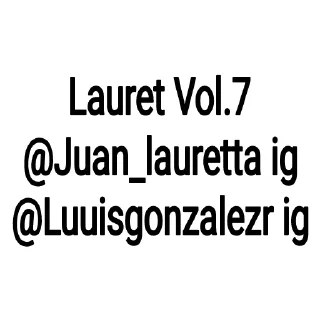 Sticker 📲 Lauret Vol.7