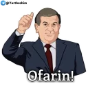 Video sticker 👍 Shavkat Mirziyoyev (@Yurtboshim)