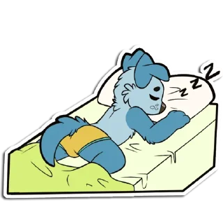 Sticker 😴 Moofy's Monday Mission!