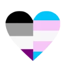 Video sticker 💜 Asexual Spectrum