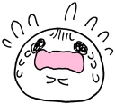 Sticker 😭 Emotional mochi :: @line_stickers