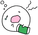 Sticker 😪 Emotional mochi :: @line_stickers