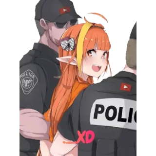 Sticker 👮‍♀️ hololiveshitpost