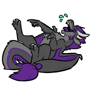 Sticker 😂 Nebulous The Derp Dragon