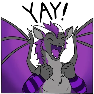 Sticker 🙌 Nebulous The Derp Dragon