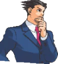 Sticker 😐 Phoenix Wright