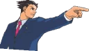 Sticker 👉 Phoenix Wright