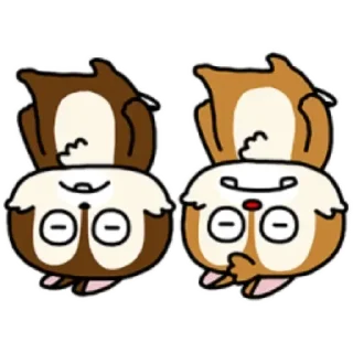 Sticker 😊 Chip 'n' Dale by NishimuraYuji (2)