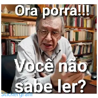 Video sticker 😒 Olavo de Carvalho