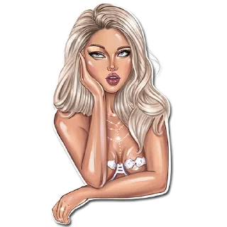 Sticker 🙄 SUCCUBUS BLONDE