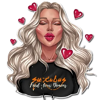 Sticker 😘 SUCCUBUS BLONDE