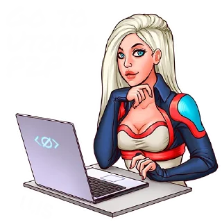 Sticker 👨‍🚀 Utopia p2p crypto pack