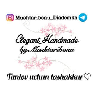 Sticker 😁 Mushtaribonu_Diademka