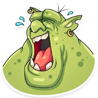 Sticker 😂 Orc Frank