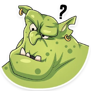 Sticker 🧐 Orc Frank