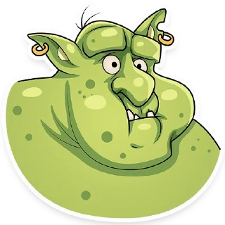 Sticker 🤮 Orc Frank