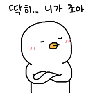 Sticker 💬 찌그렁 오리 5 By @KakaoEmoticon