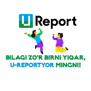 Sticker 🤝 U-Report Uzb