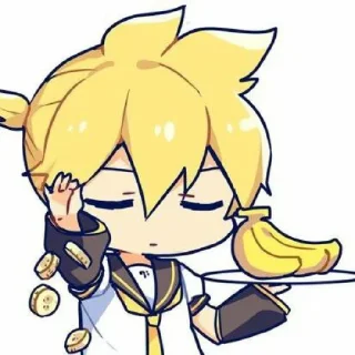 Video sticker 🍌 Vocaloid meme👍🏻