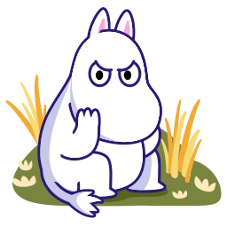 Sticker 😡 Moomin