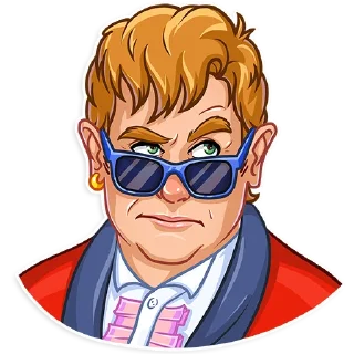 Sticker 🤨 Elton John