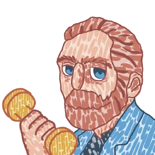 Sticker 💪 Van Gogh pack [ANKA Design store]