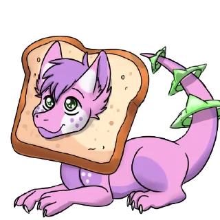 Sticker 🍞 @ScarletThunder 2 By RubyPandaArts