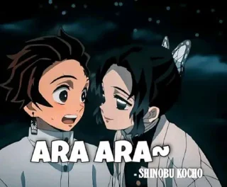 Sticker 🥴 Ara Ara Sayonara - @animestickerchannel