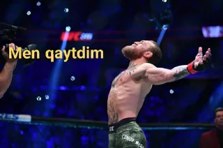 Video sticker 🥳 Conor McGregor champion @oybek_1907