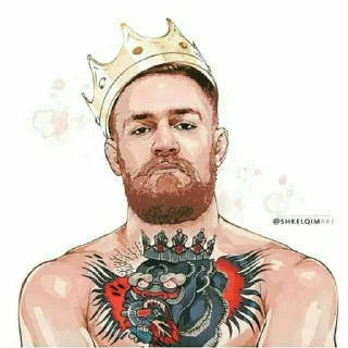 Sticker 💋 Conor McGregor champion @oybek_1907