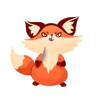 Sticker 🔪 Tram Foxy