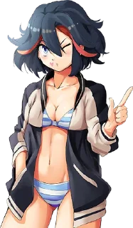 Sticker 😘 Ryuko Matoi Fun Art (KILL la KILL)