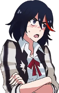 Sticker 😤 Ryuko Matoi Fun Art (KILL la KILL)