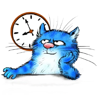 Sticker ⏰ Rinas Blue Cats