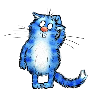 Sticker 🙄 Rinas Blue Cats