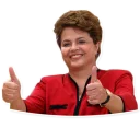 Sticker 👍 Dilmãe (por @ReiLeon)