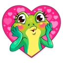 Sticker 😘 Oliver the Frog