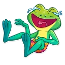 Sticker 😂 Oliver the Frog