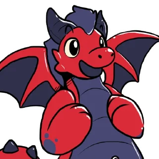 Sticker 😃 Pyre the Dragon