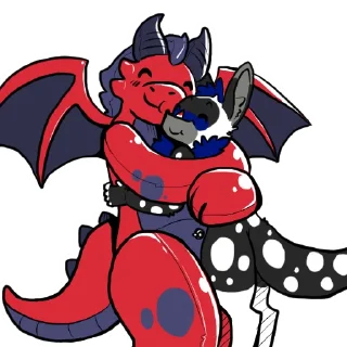 Sticker 😍 Pyre the Dragon