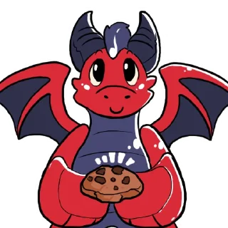 Sticker 🍪 Pyre the Dragon