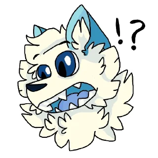 Sticker 😮 @TheBlueberryHusky